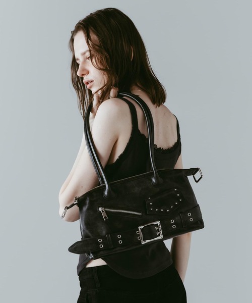 Knuth Marf(クヌースマーフ)の「Knuth Marf / クヌースマーフ rider shoulder bag(ショルダーバッグ・レディース・ブラウン/ブラック・FREE)」の13枚目の写真