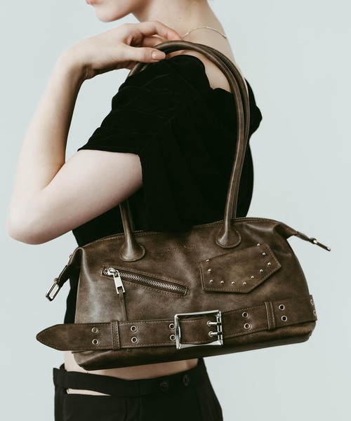 Knuth Marf(クヌースマーフ)の「Knuth Marf / クヌースマーフ rider shoulder bag(ショルダーバッグ・レディース・ブラウン/ブラック・FREE)」の16枚目の写真