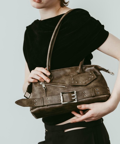Knuth Marf(クヌースマーフ)の「Knuth Marf / クヌースマーフ rider shoulder bag(ショルダーバッグ・レディース・ブラウン/ブラック・FREE)」の17枚目の写真