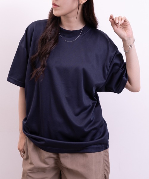 NEWTRAL PRODUCTS(ニュートラルプロダクツ)の「208 4.2oz Basic Dry Mesh Tee/ドライメッシュ Tシャツ(Tシャツ/カットソー・レディース・ホワイト/ブラック/ネイビー/レッド/ブルー・S/M/L/XL/XXL)」の3枚目の写真