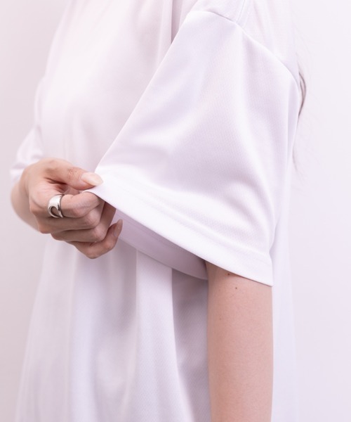 NEWTRAL PRODUCTS(ニュートラルプロダクツ)の「208 4.2oz Basic Dry Mesh Tee/ドライメッシュ Tシャツ(Tシャツ/カットソー・レディース・ホワイト/ブラック/ネイビー/レッド/ブルー・S/M/L/XL/XXL)」の7枚目の写真