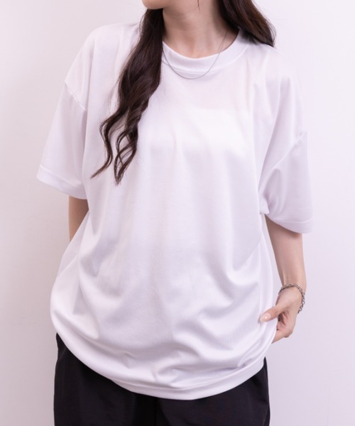 NEWTRAL PRODUCTS(ニュートラルプロダクツ)の「208 4.2oz Basic Dry Mesh Tee/ドライメッシュ Tシャツ(Tシャツ/カットソー・レディース・ホワイト/ブラック/ネイビー/レッド/ブルー・S/M/L/XL/XXL)」の8枚目の写真