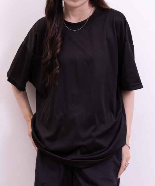NEWTRAL PRODUCTS(ニュートラルプロダクツ)の「208 4.2oz Basic Dry Mesh Tee/ドライメッシュ Tシャツ(Tシャツ/カットソー・レディース・ホワイト/ブラック/ネイビー/レッド/ブルー・S/M/L/XL/XXL)」の18枚目の写真