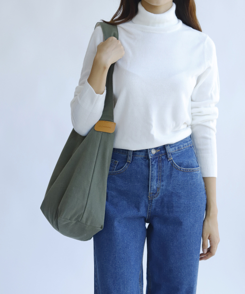 SOCHARMING（ソーチャーミング）の「Cotton Adjust Eco Bag - Forest Khaki（エコバッグ/サブバッグ・レディース・その他・FREE）」の3枚目の写真