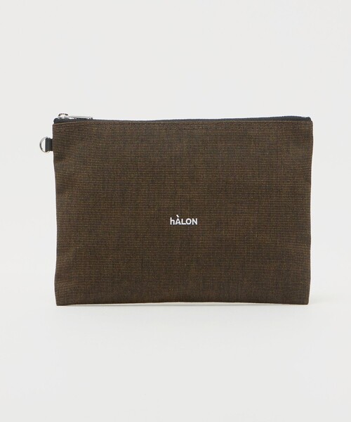 hALON（アーロン）の「＜hALON＞Sunbrella サンブレラ ミニトートバッグ（トートバッグ・メンズ・ダークブラウン/ブラック・FREE）」の4枚目の写真