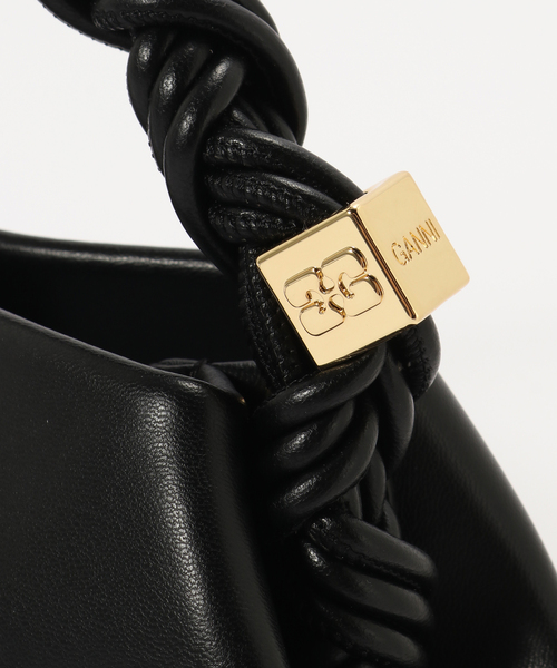 PULP/417EDIFICE(パルプフォーワンセブンエディフィス)の「GANNI / ガニー Ganni Bou Bag Mini(ショルダーバッグ・レディース・ブラック・FREE)」の8枚目の写真
