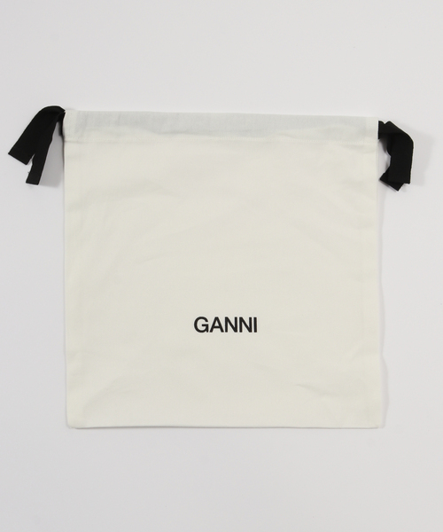 PULP/417EDIFICE(パルプフォーワンセブンエディフィス)の「GANNI / ガニー Ganni Bou Bag Mini(ショルダーバッグ・レディース・ブラック・FREE)」の2枚目の写真
