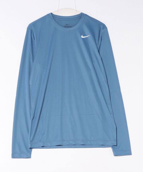 NIKE（ナイキ）の「《NIKEアパレル》AS M NK DF TEE STD LS FLEX（Tシャツ/カットソー・メンズ・ブラック/インディゴブルー/ホワイト・2XL/L/M/S/XL）」の3枚目の写真