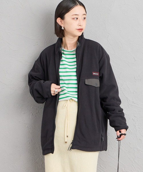 MARMOT（マーモット）の「【WEB先行予約】[Marmot/マーモット] 別注 ポーラテック フリースジャケット（ブルゾン・レディース・ブラック/チャコール/シルバー・S/L/M/XL）」の10枚目の写真