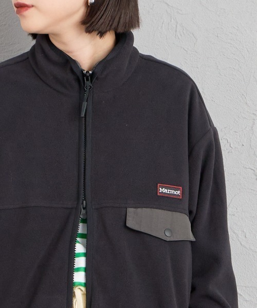 MARMOT（マーモット）の「【WEB先行予約】[Marmot/マーモット] 別注 ポーラテック フリースジャケット（ブルゾン・レディース・ブラック/チャコール/シルバー・S/L/M/XL）」の18枚目の写真