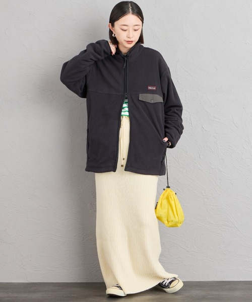 MARMOT（マーモット）の「【WEB先行予約】[Marmot/マーモット] 別注 ポーラテック フリースジャケット（ブルゾン・レディース・ブラック/チャコール/シルバー・S/L/M/XL）」の5枚目の写真
