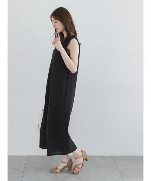 Te chichi(テチチ)の「【高通気】2wayオールインワン(サロペット/オーバーオール・レディース・オフホワイト/ブラック・F)」の14枚目の写真
