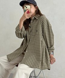 ビッグチェックシャツ