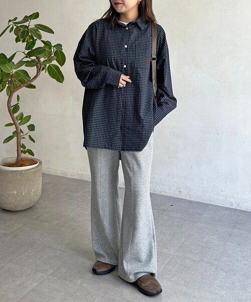 U.S. POLO ASSN.(ユーエスポロアッスン)の「ビッグチェックシャツ(シャツ/ブラウス・レディース・ブラウン/ベージュ/ネイビー/レッド・FREE)」の7枚目の写真