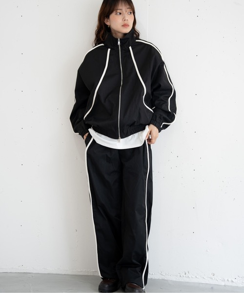 bashful base Oriental（バッシュフルベースオリエンタル）の「【bbO】コードライントラックパンツ（その他パンツ・メンズ・ブラック・LARGE/MEDIUM）」の15枚目の写真
