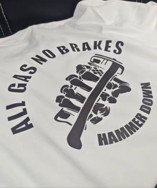 CELENA BEATS(セレナビーツ)の「バックメッセージスカルハンドプリントTシャツ(Tシャツ/カットソー・メンズ・ホワイト/ブラック・L/M/S)」の5枚目の写真