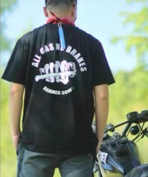 CELENA BEATS(セレナビーツ)の「バックメッセージスカルハンドプリントTシャツ(Tシャツ/カットソー・メンズ・ホワイト/ブラック・L/M/S)」の10枚目の写真