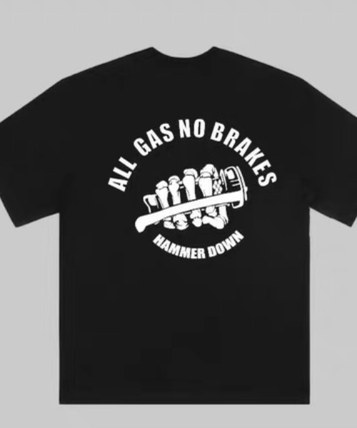 CELENA BEATS(セレナビーツ)の「バックメッセージスカルハンドプリントTシャツ(Tシャツ/カットソー・メンズ・ホワイト/ブラック・L/M/S)」の4枚目の写真