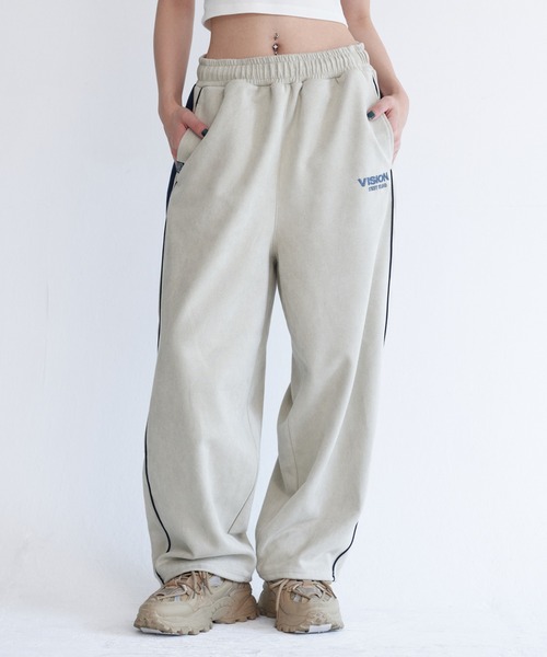 VISION STREET WEAR(ヴィジョンストリートウェア)の「Fake suede track pants / フェイクスエードトラックパンツ(その他パンツ・メンズ・ピンク系その他/オフホワイト/ブラック/ブラウン・X-LARGE/LARGE/MEDIUM)」の22枚目の写真