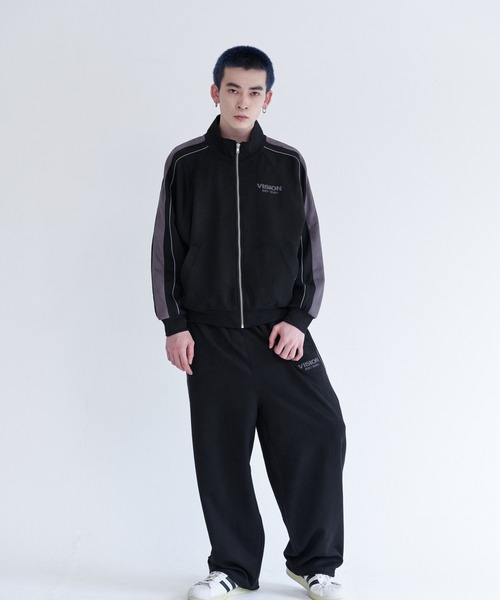 VISION STREET WEAR(ヴィジョンストリートウェア)の「Fake suede track pants / フェイクスエードトラックパンツ(その他パンツ・メンズ・ピンク系その他/オフホワイト/ブラック/ブラウン・X-LARGE/LARGE/MEDIUM)」の7枚目の写真