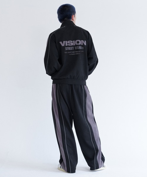 VISION STREET WEAR(ヴィジョンストリートウェア)の「Fake suede track pants / フェイクスエードトラックパンツ(その他パンツ・メンズ・ピンク系その他/オフホワイト/ブラック/ブラウン・X-LARGE/LARGE/MEDIUM)」の8枚目の写真