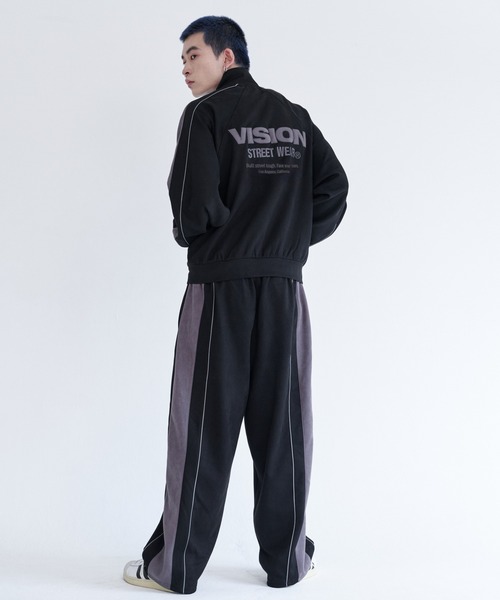 VISION STREET WEAR(ヴィジョンストリートウェア)の「Fake suede track pants / フェイクスエードトラックパンツ(その他パンツ・メンズ・ピンク系その他/オフホワイト/ブラック/ブラウン・X-LARGE/LARGE/MEDIUM)」の9枚目の写真
