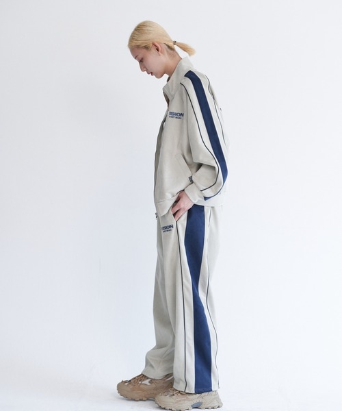VISION STREET WEAR(ヴィジョンストリートウェア)の「Fake suede track pants / フェイクスエードトラックパンツ(その他パンツ・メンズ・ピンク系その他/オフホワイト/ブラック/ブラウン・X-LARGE/LARGE/MEDIUM)」の18枚目の写真