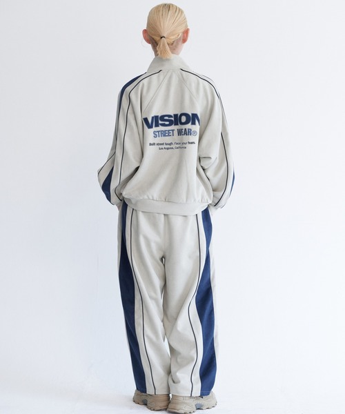 VISION STREET WEAR(ヴィジョンストリートウェア)の「Fake suede track pants / フェイクスエードトラックパンツ(その他パンツ・メンズ・ピンク系その他/オフホワイト/ブラック/ブラウン・X-LARGE/LARGE/MEDIUM)」の20枚目の写真