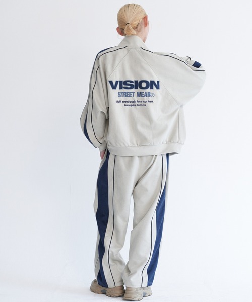 VISION STREET WEAR(ヴィジョンストリートウェア)の「Fake suede track pants / フェイクスエードトラックパンツ(その他パンツ・メンズ・ピンク系その他/オフホワイト/ブラック/ブラウン・X-LARGE/LARGE/MEDIUM)」の21枚目の写真