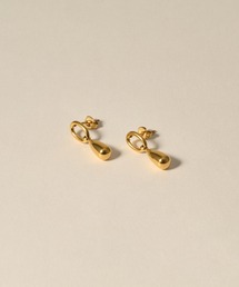 【novice】Drop Hoop Pierce［Stainless］