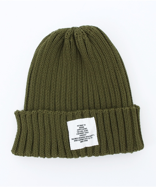 Smoothy(スムージー)の「Smoothy Color knit cap / スムージー カラーニットキャップ(ニットキャップ/ビーニー・キッズ・ブラック/カーキ/エメラルド/ベージュ/ネイビー/ヘザーグレー/ホワイト/ピンク/レッド/サックスブルー・FREE)」の21枚目の写真
