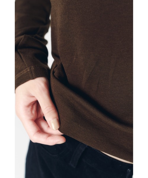 Knuth Marf(クヌースマーフ)の「basic fitted pack tee(Tシャツ/カットソー・レディース・ミント/ネイビー/ブラウン/アイボリー・FREE)」の20枚目の写真