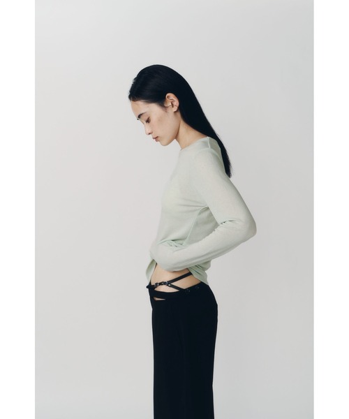 Knuth Marf(クヌースマーフ)の「basic fitted pack tee(Tシャツ/カットソー・レディース・ミント/ネイビー/ブラウン/アイボリー・FREE)」の17枚目の写真