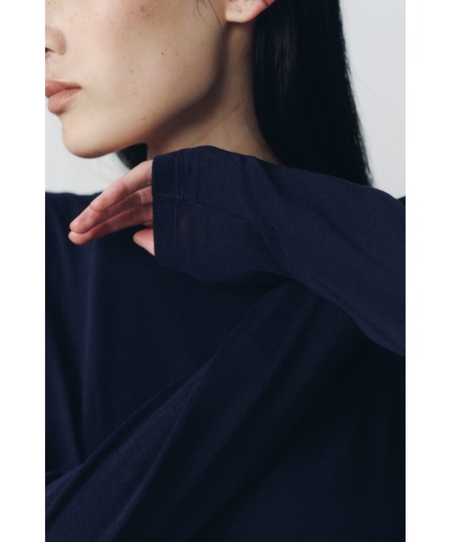 Knuth Marf(クヌースマーフ)の「basic fitted pack tee(Tシャツ/カットソー・レディース・ミント/ネイビー/ブラウン/アイボリー・FREE)」の8枚目の写真