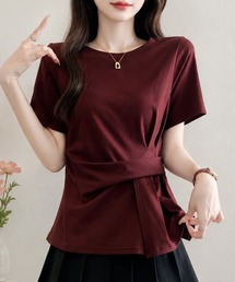 ウエストタック半袖Tシャツ