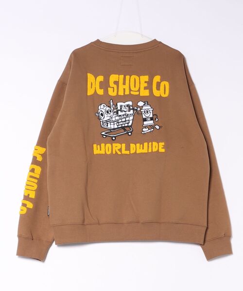 DC(ディーシー)の「【ムラサキスポーツ限定】DC/ディーシー スウェット DPO264059M(スウェット・メンズ・ブラウン/スミクロ/ヘザーグレー・L/XL/M)」の6枚目の写真
