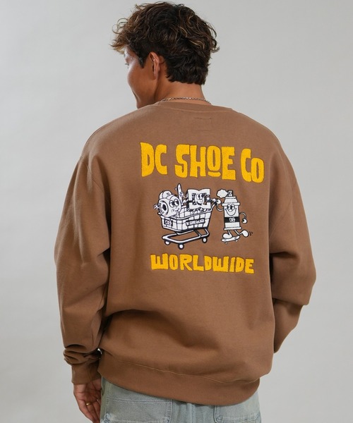 DC(ディーシー)の「【ムラサキスポーツ限定】DC/ディーシー スウェット DPO264059M(スウェット・メンズ・ブラウン/スミクロ/ヘザーグレー・L/XL/M)」の3枚目の写真
