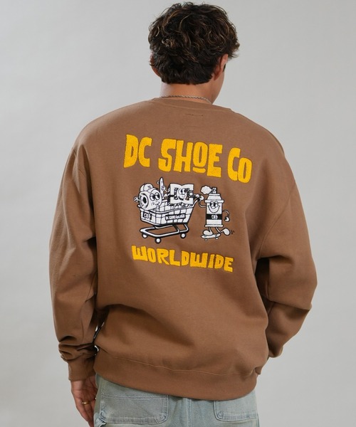 DC(ディーシー)の「【ムラサキスポーツ限定】DC/ディーシー スウェット DPO264059M(スウェット・メンズ・ブラウン/スミクロ/ヘザーグレー・L/XL/M)」の20枚目の写真