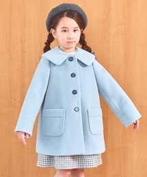 CHOPIN（ショパン）の「【 新作 通学 洗濯可能 】ビッグカラーAラインコート（キッズ/100～140cm）（ステンカラーコート）」