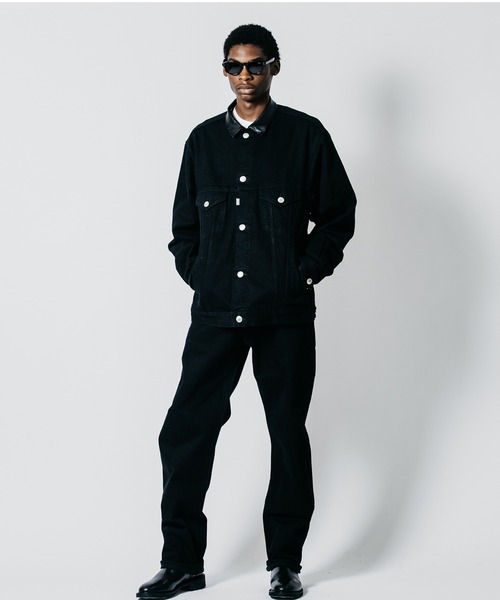 CRIMIE(クライミー)の「BORN FREE STRAIGHT ESSENTIAL SELVEDGE ONE WASH JEANS - BLACK MADE IN JAPAN(デニムパンツ・メンズ・ブラック・XXL/XL/L/M/S)」の2枚目の写真
