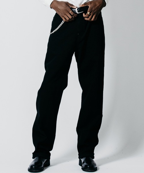 CRIMIE(クライミー)の「BORN FREE STRAIGHT ESSENTIAL SELVEDGE ONE WASH JEANS - BLACK MADE IN JAPAN(デニムパンツ・メンズ・ブラック・XXL/XL/L/M/S)」の8枚目の写真