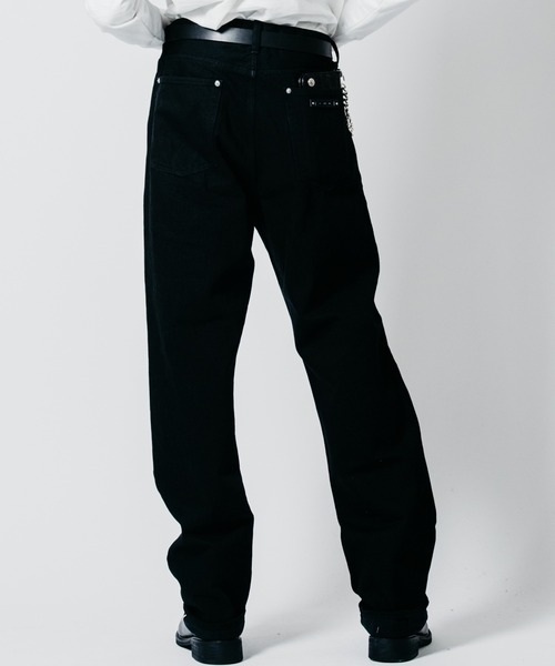 CRIMIE(クライミー)の「BORN FREE STRAIGHT ESSENTIAL SELVEDGE ONE WASH JEANS - BLACK MADE IN JAPAN(デニムパンツ・メンズ・ブラック・XXL/XL/L/M/S)」の10枚目の写真