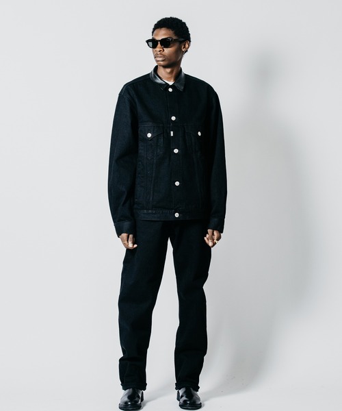 CRIMIE(クライミー)の「BORN FREE STRAIGHT ESSENTIAL SELVEDGE ONE WASH JEANS - BLACK MADE IN JAPAN(デニムパンツ・メンズ・ブラック・XXL/XL/L/M/S)」の13枚目の写真
