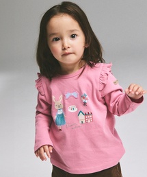 petit main（プティマイン）の「【プティプラ】GIRLS長袖Tシャツ（Tシャツ/カットソー）」