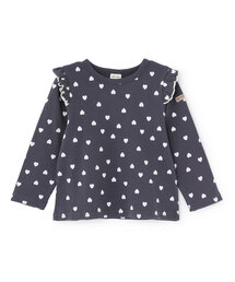 petit main（プティマイン）の「【プティプラ】GIRLS長袖Tシャツ（Tシャツ/カットソー）」