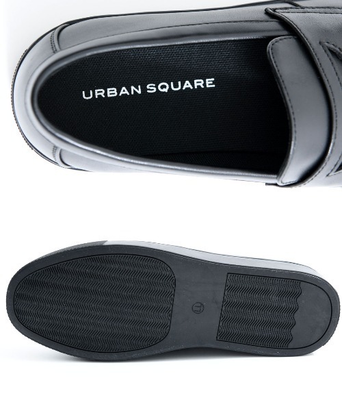 URBAN SQUARE(アーバンスクエア)の「『URBAN SQUARE/アーバンスクエア』ローファースニーカー(ローファー・メンズ・ブラック×ブラック/ブラック×ホワイト・M/L)」の22枚目の写真
