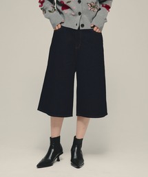 【eL】Sleek Denim Bermuda Pants/1087938