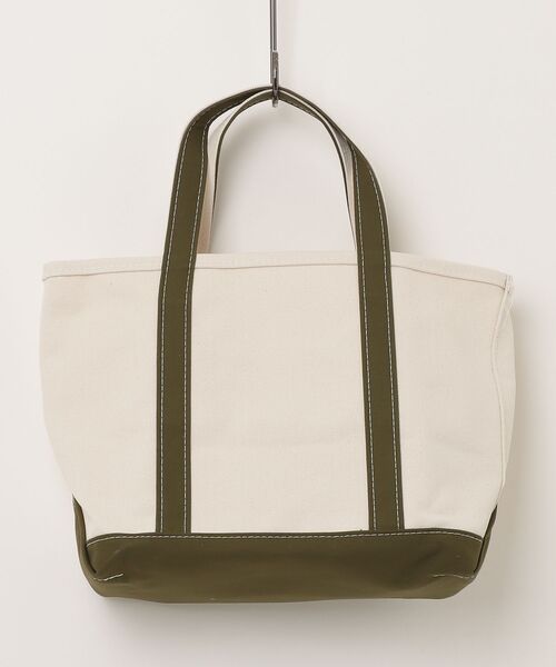L.L.Bean（エルエルビーン）の「【L.L.Bean/エルエルビーン】キャンバス ボートトートバッグ ミディアムサイズ（ショルダーバッグ・レディース・ブラック/アイボリー/オリーブ/ブルー/レッド/ダークグリーン・FREE）」の4枚目の写真