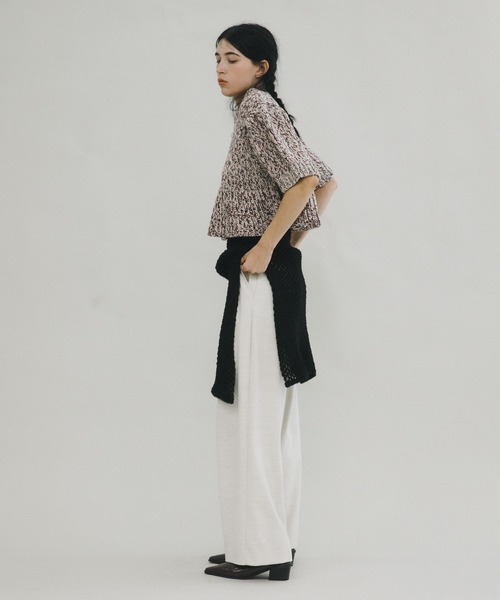 LAATO(ラート)の「mix yarn frill knit(ニット/セーター・レディース・ブラウン系その他/ホワイト系その他・FREE)」の11枚目の写真