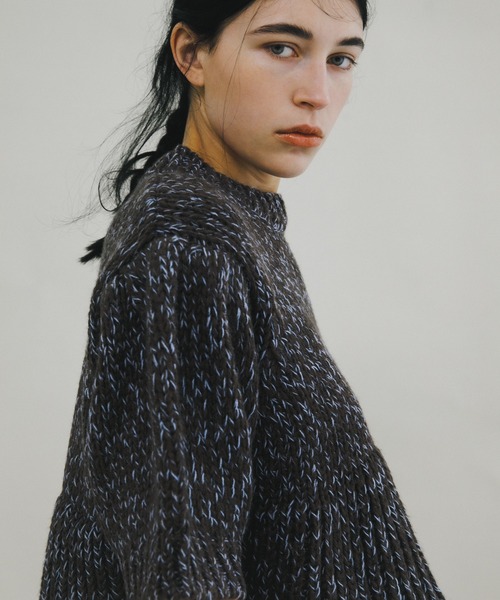 LAATO(ラート)の「mix yarn frill knit(ニット/セーター・レディース・ブラウン系その他/ホワイト系その他・FREE)」の19枚目の写真